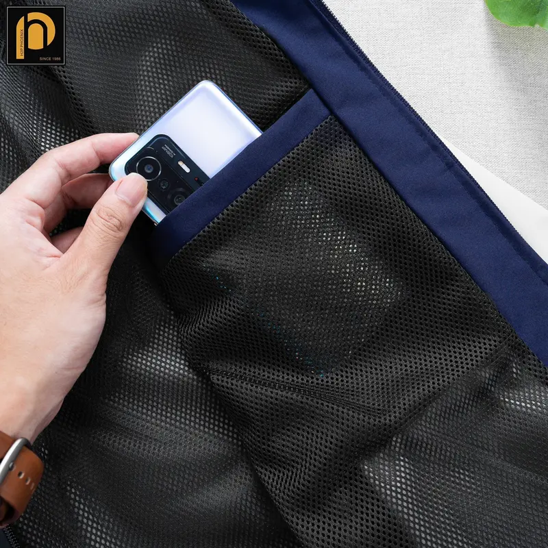 Áo khoác gió nam nữ, áo gió nam phối màu thời trang, chống nước cản gió Raglan Menswear Baggy 8