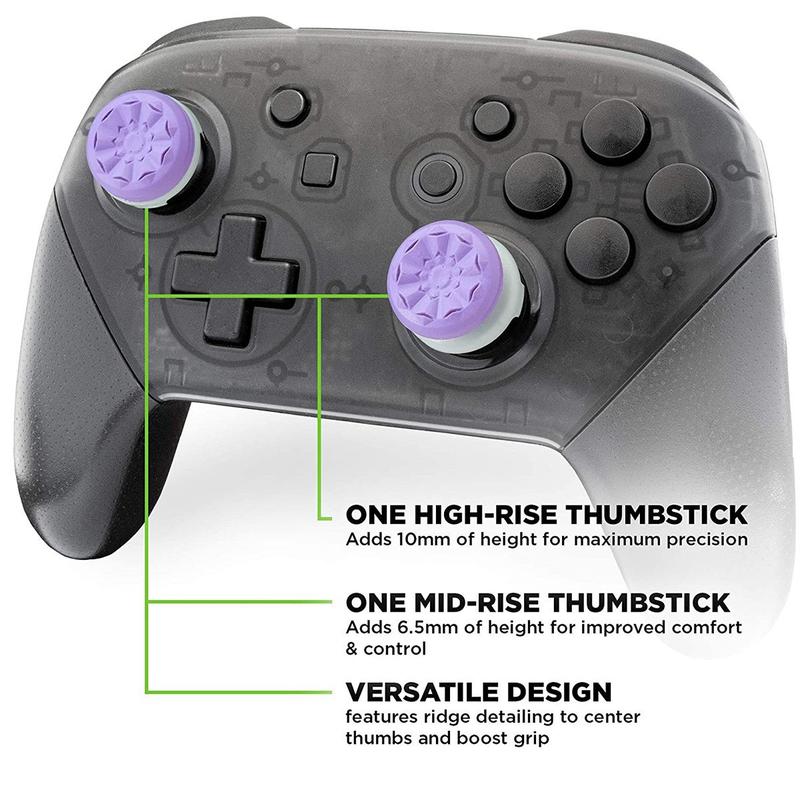 XBOX Wireless Gamepad Joystick Cap Suitable For XBOX X/S/One Gamepad Joystick Silicone cap Buttons FPS Freek Professional Thumbsticks Grip Non-slip Abrasion Resistant,Xbox series x Controller Grip Gaming Stick galaxy purple gamecube 4k game playstation 3