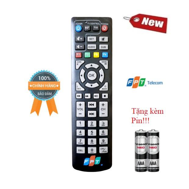  Điều khiển đầu thu truyền hình FPT - Hàng tốt 100% Tặng kèm Pin!!! 