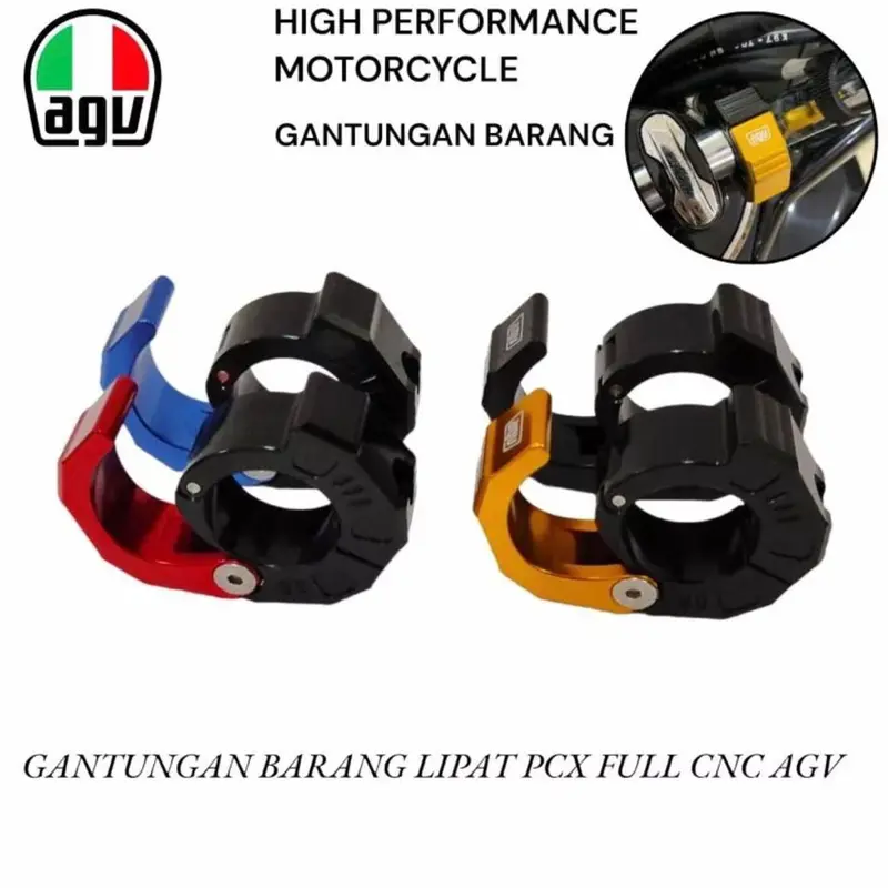 AGV Gantungan Barang PCX Model Lipat Full CNC Motor PCX 4