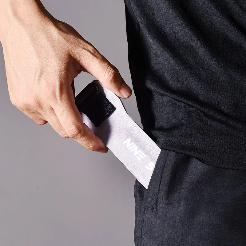Bảo vệ đầu gối, dành cho nam và nữ, dây đeo Patella bằng da, để bảo vệ thể thao 6