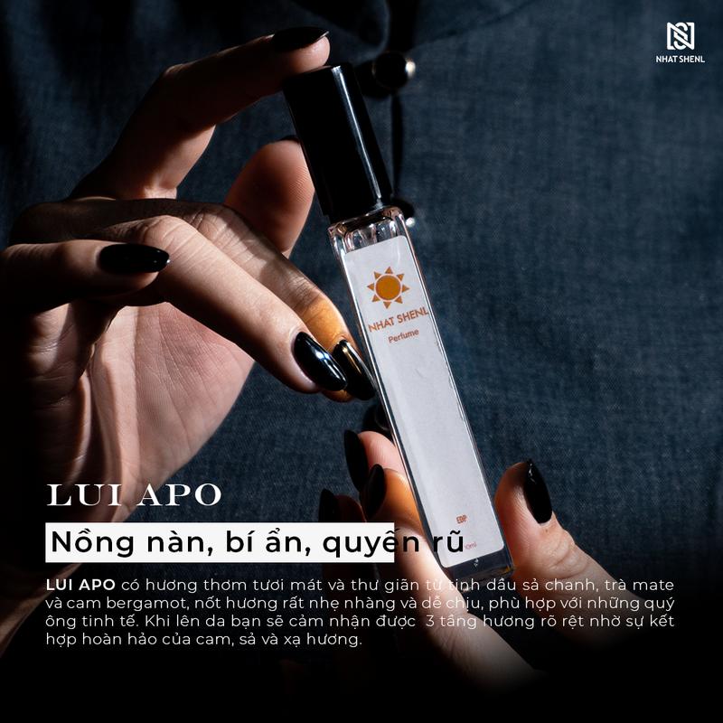 Nước Hoa Nam LUI APO 10ML Hương Thơm Trẻ Trung Hiện Đại Perfume Cao Cấp NHATSHENL - LUIAPO10ML 1