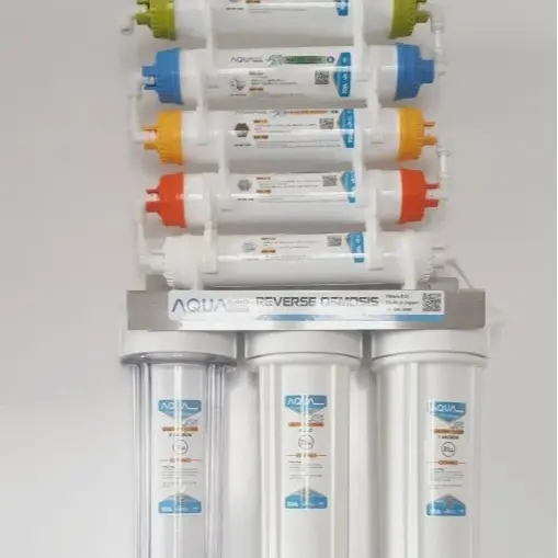 Bộ lọc nano aquasumo  8 cấp, không dùng điện, không nước thải, ly organic, vòi, lõi, van cấp, dây đầy đủ 1