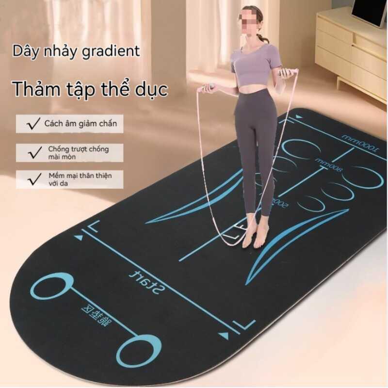 Thảm tập thảm tập yoga, thảm tập gym cao cấp gấp gọn tiện lợi chất liệu dày dặn Cao Su