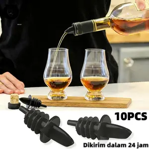 10PCS/SET Penutup Botol Wine / Bottle Pourer Plastik Pourer Botol Wine / Pourer Liquor