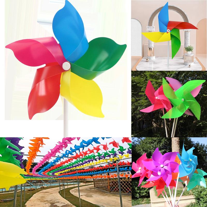 Combo 50 Chong chóng nhựa giá rẻ treo dây,cầm tay dùng trang trí sự kiện, lễ hội,tết, khu du lịch, trường học mầm non,chụp kỷ yếu, trung thu, noel