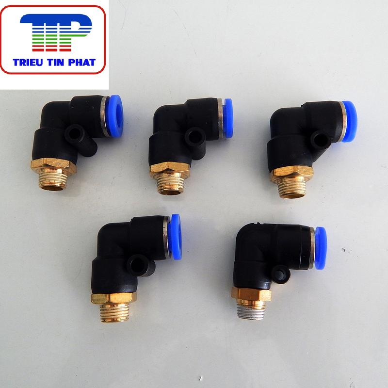 Product Introduction of COMBO 3C Co nối 1 đầu ren ngoài 1 đầu ống, Nối hơi PL, Co nối hơi khí nén ren ngoài PL 16