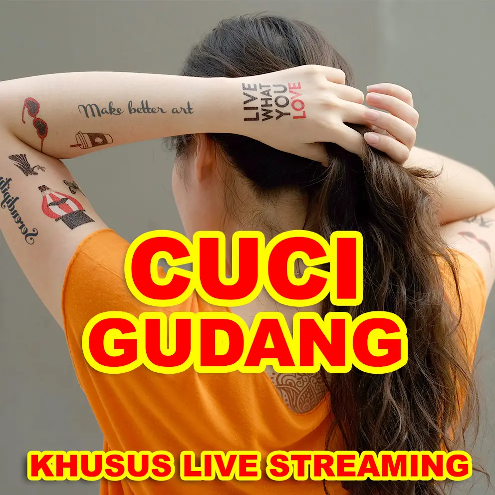 CUCI GUDANG Tato Sticker Temporer Tatto Tubuh