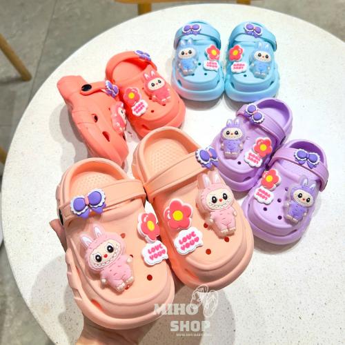 CÓ ĐÈN Dép sục Labubu có đèn mềm nhẹ êm chân cho bé