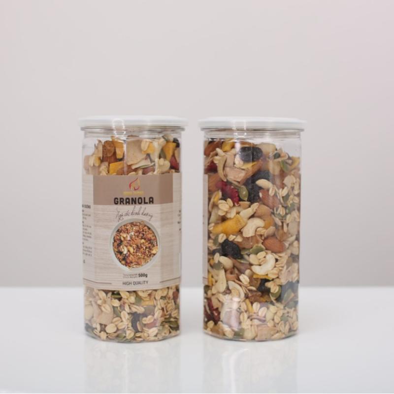 Diepphuong Farm 500Gram Granola 10% yến mạch nổ, ăn rất ngon mà không ngán Food Socola Thức Ăn