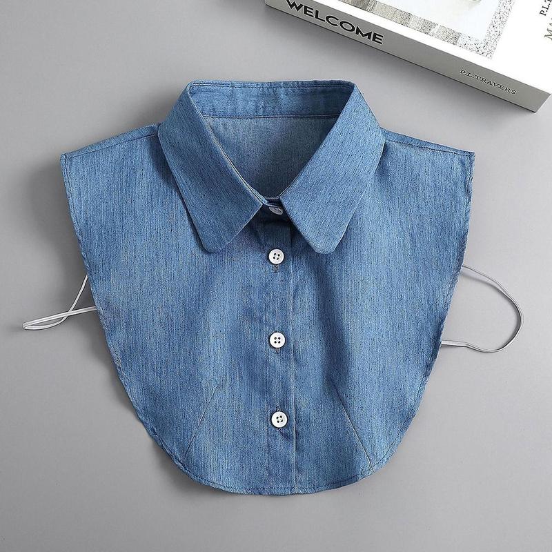Áo Cánh Cổ Điển, Phong Cách Cổ Điển, Làm Bằng Bông, Cổ Áo Giả, Áo Sơ Mi Có Ve Áo, Phụ Kiện Quần Áo, Cổ Áo Giả 3