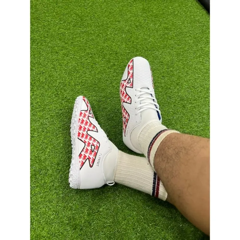 Giày đá bóng cao cổ , giày đá banh sân cỏ nhân tạo Superfly 9   khâu đế toàn bộ   tặng kèm tất. 2