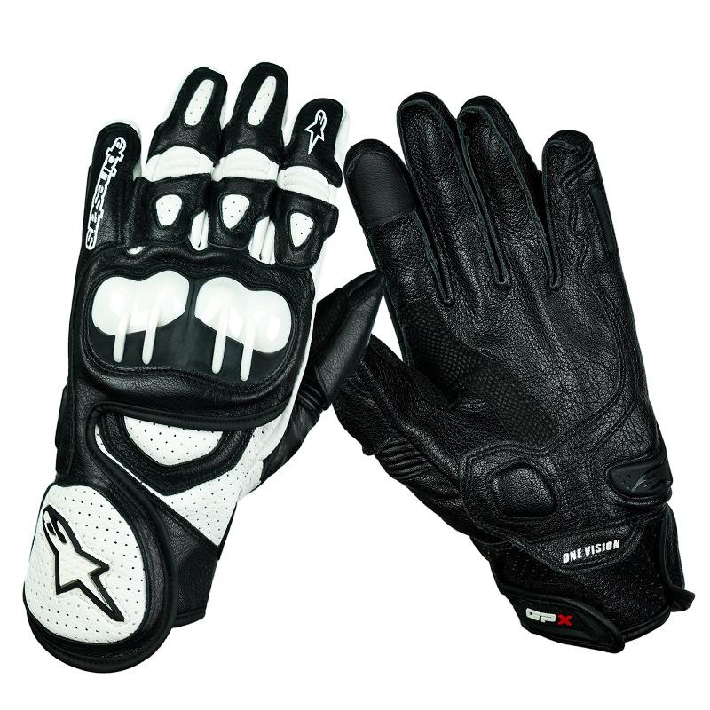 Product Introduction of Leather Anti Fall Motorcycle Off-road Racing Riding Outdoor Windproof Breathable Protective Touch Screen Gloves Full Finger 7