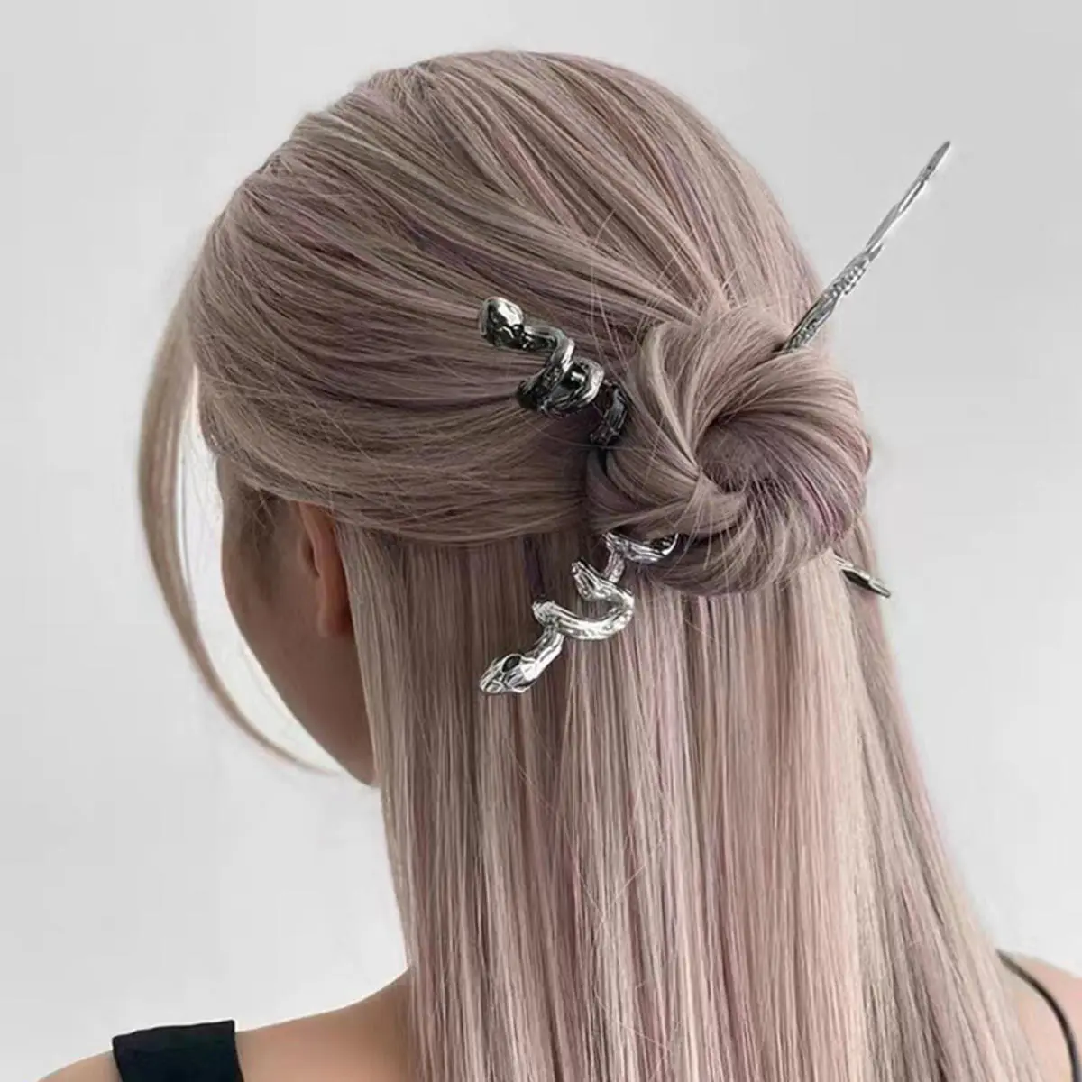 Ladies Personality Fashion Snake Shape   Fashion Personality Hairpin Headdress