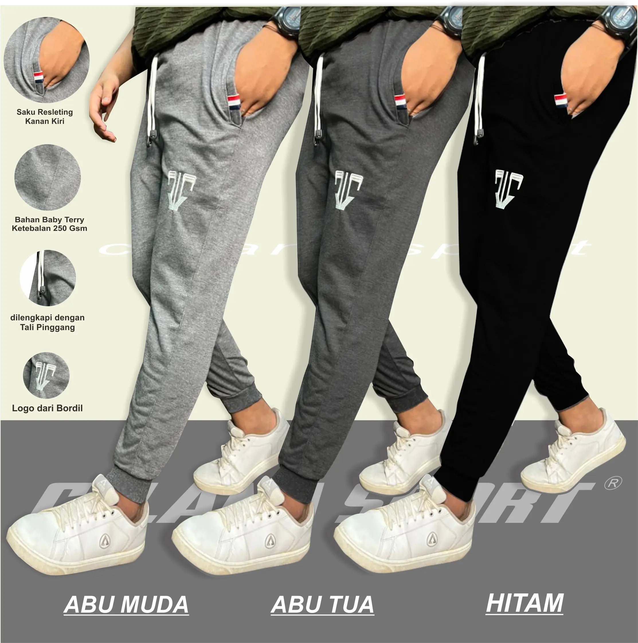 [ BANTING HARGA ] SWEATPANTS Celana Jogger Olahraga Sport