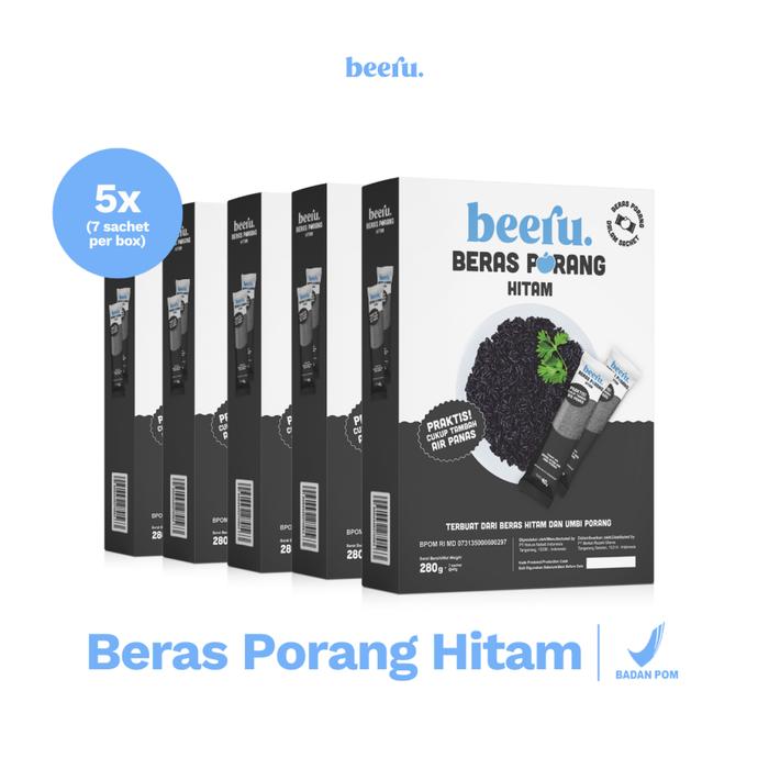 Gambar Beeru Beras Porang Hitam Isi 5 Box - Shirataki Konjac Rice dari Beeru Official Store Kota Tangerang Selatan Tokopedia