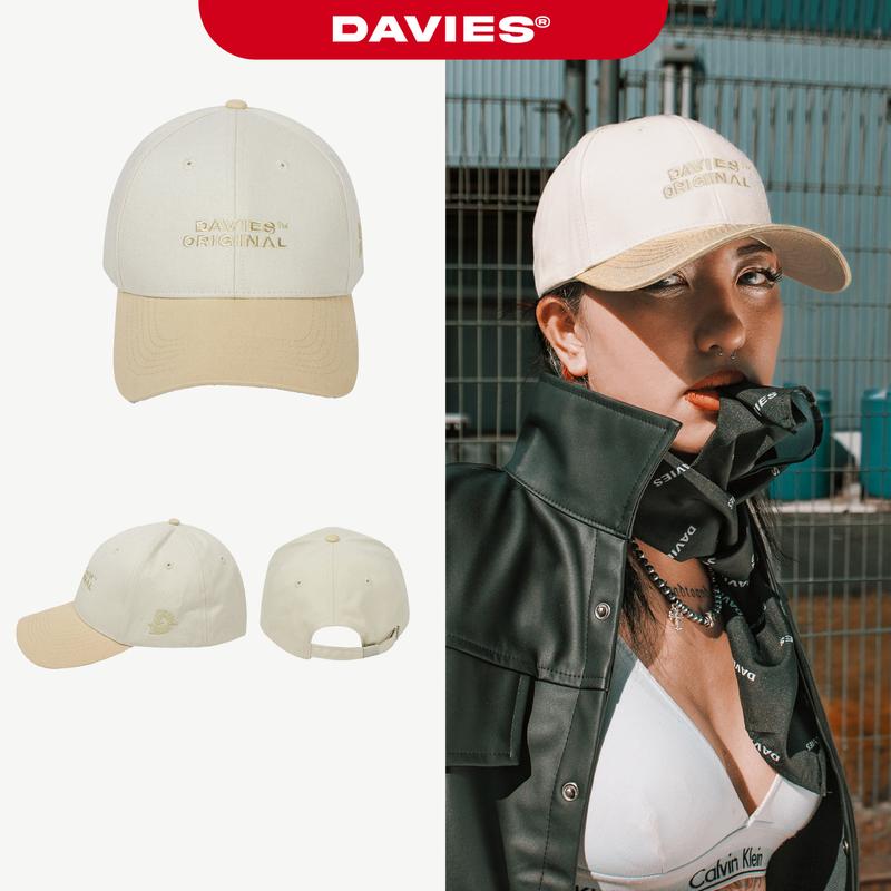 Mũ lưỡi trai nam nữ thêu đẹp màu Be Two Color Baseball Cap - Nón local brand Davies
