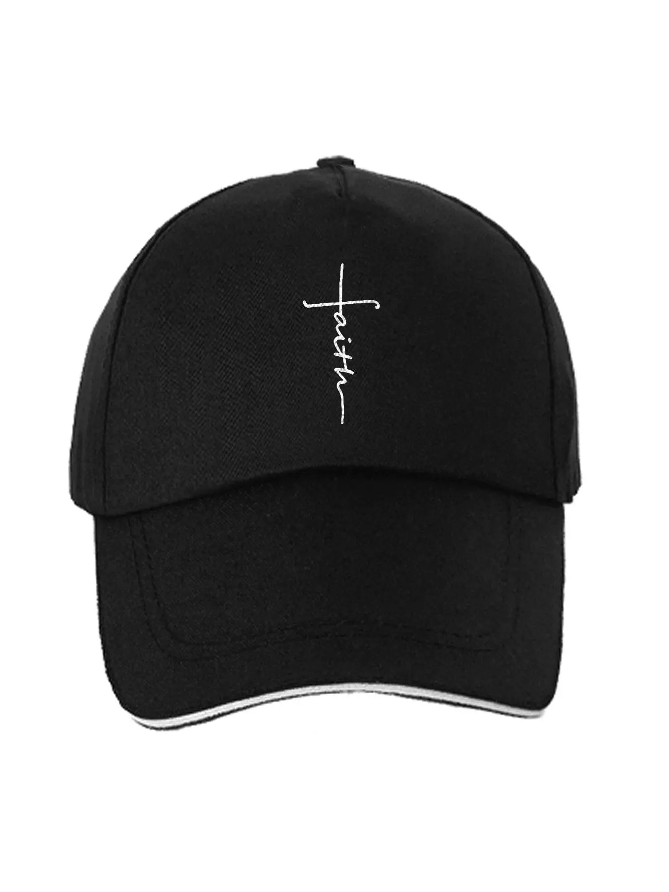 2024 New Style Letter Print Baseball Cap, Casual Outdoor Sports Sun Protection Hat for Men & Women, Simple Style Plain Color Cap for Daily Wear