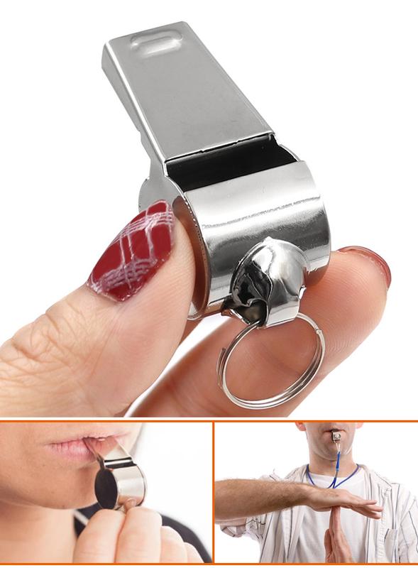 Product Introduction of Stainless steel/Plastic Loud Whistle For Soccer Running Sports Training School Students Children Toy Referee Coaches Outdoor Survival 7