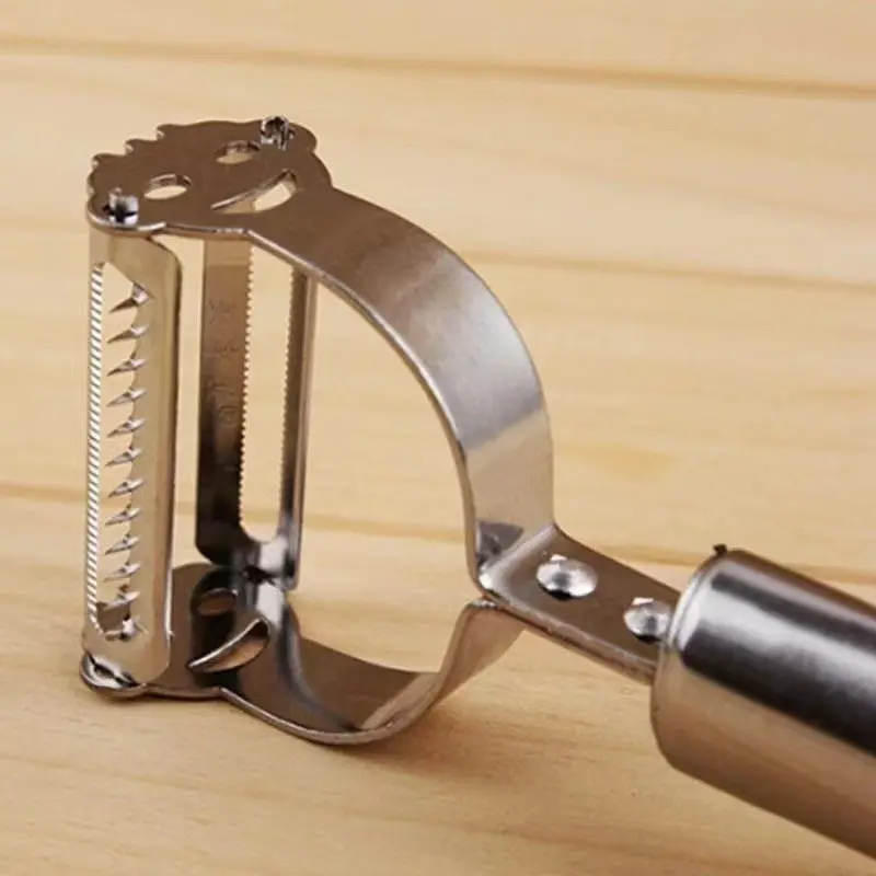 2 in 1 Stainless Steel Multifunctional Peeler Shredder Kitchen Utensils