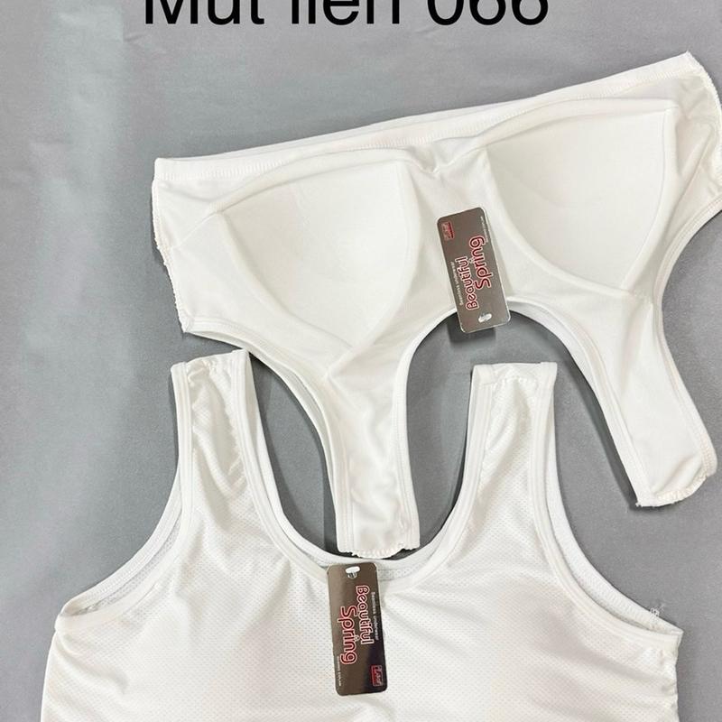 Bra066: Combo 3 áo Bra mút liền Học Sinh, vải thông hơi, thoáng mát Nhung Voi áo dây