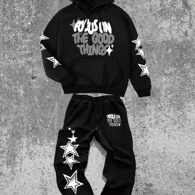 cozyworldwide TRACKSUIT BLACK SET UP