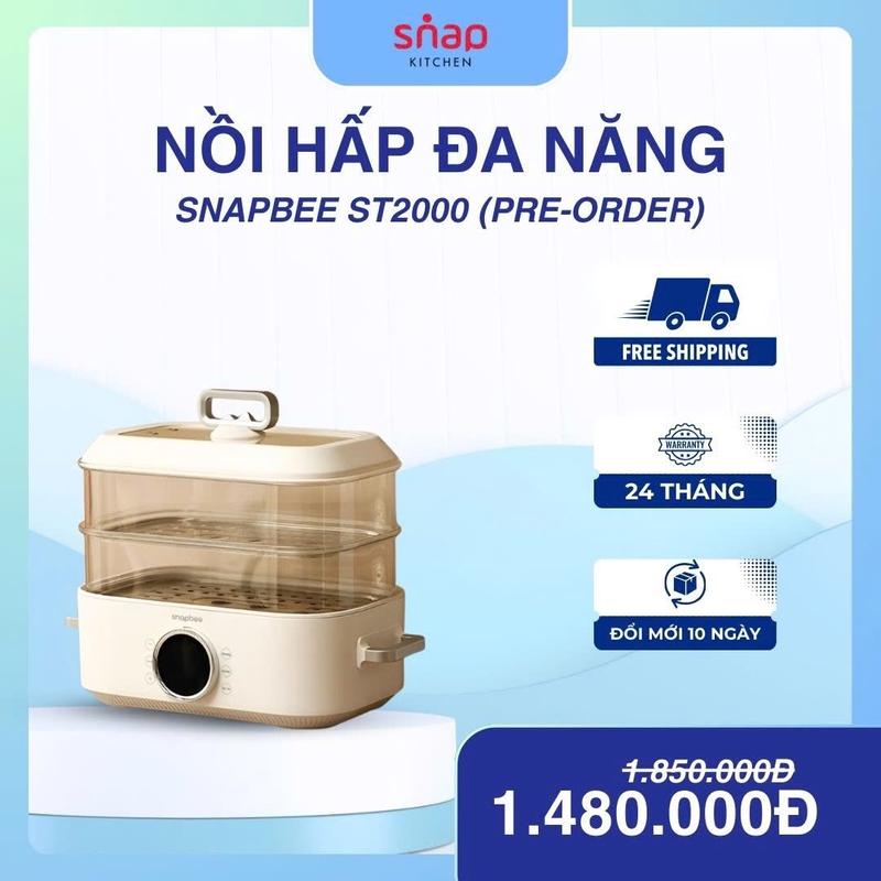 Snapbee Logo Nồi Hấp Hơi Nước Đa Năng SNAPBEE ST2000 Thông Tầng Dung Tích - TikTok ...