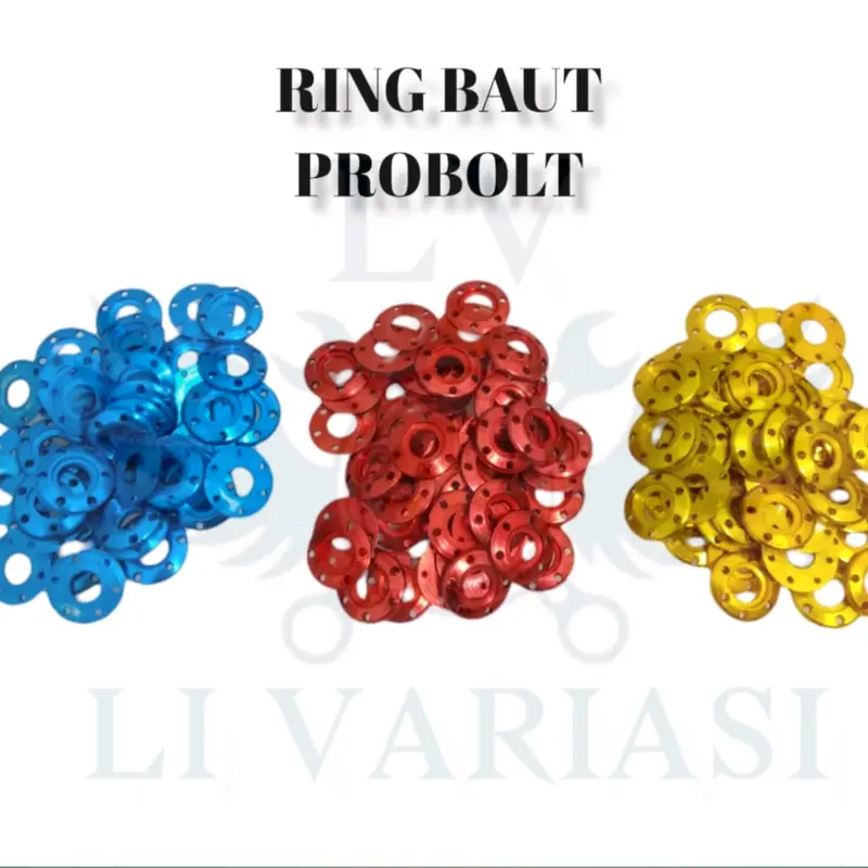 RING BAUT BINTIK FULL CNC WARNA HARGA ATAU PERBIJI /SATUAN RING BAUT PROBOLT 0