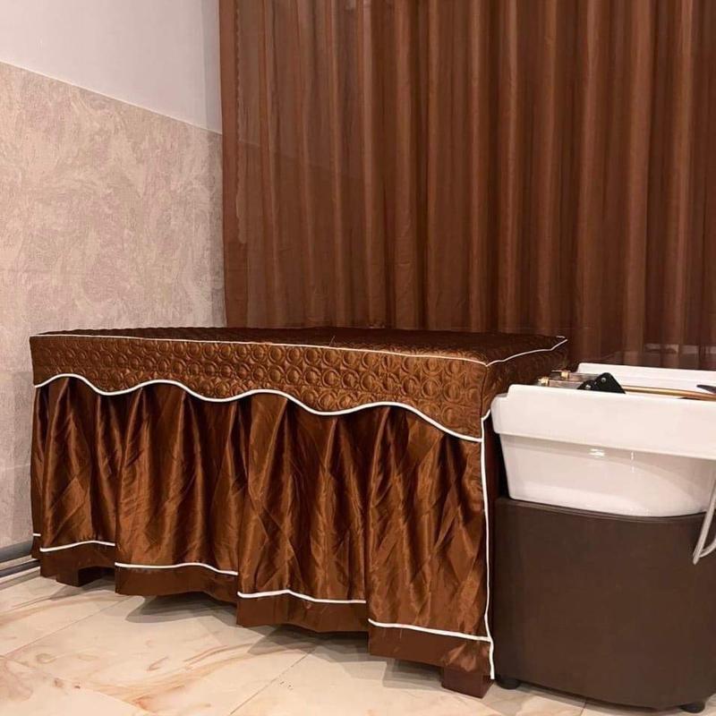 Ga giường gội đầu, chất trần lụa siêu đẹp