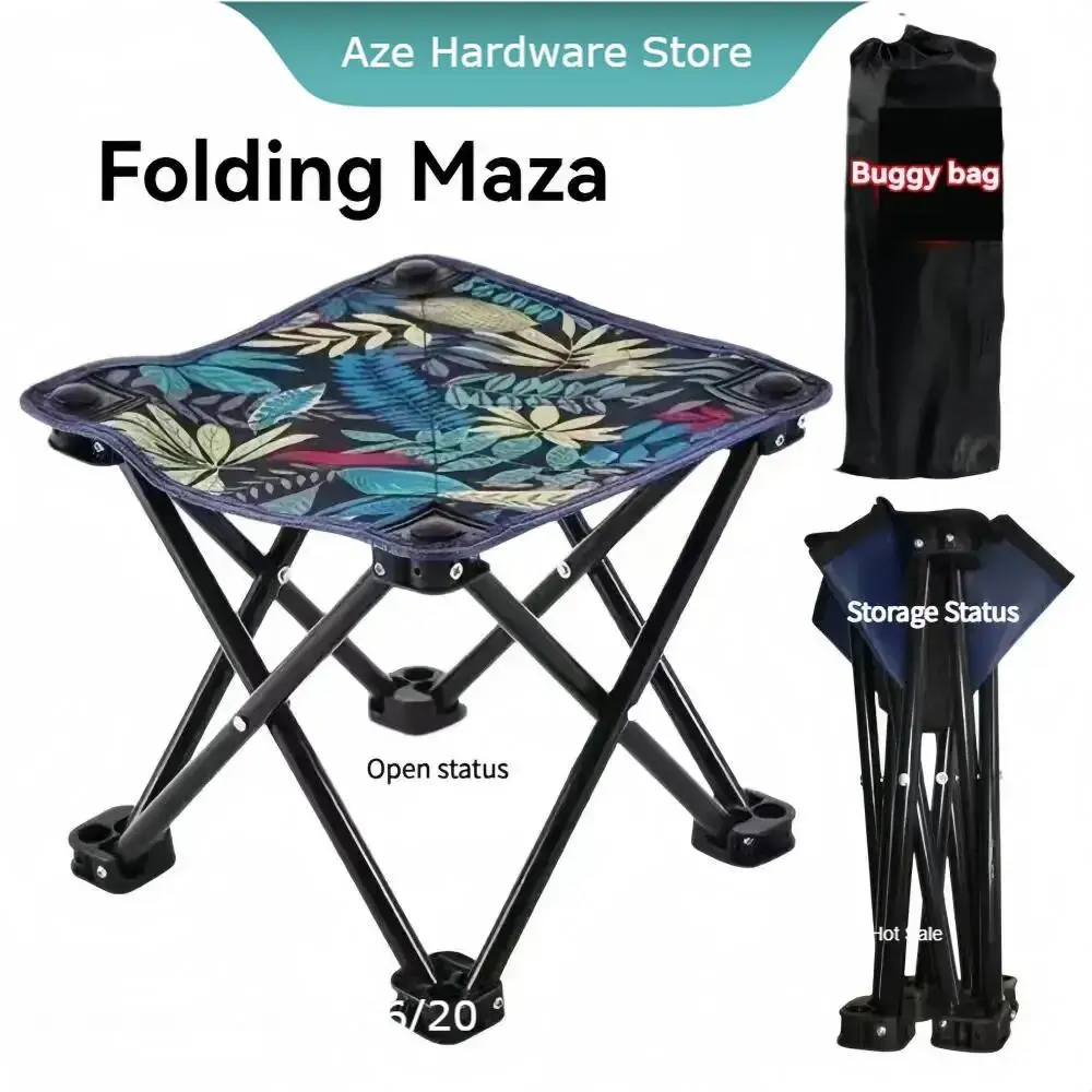 【SG Seller】 Fishing Portable Folding Stool Outdoor Folding Art Sketching Folding Chair Comfortable Seating Leisure