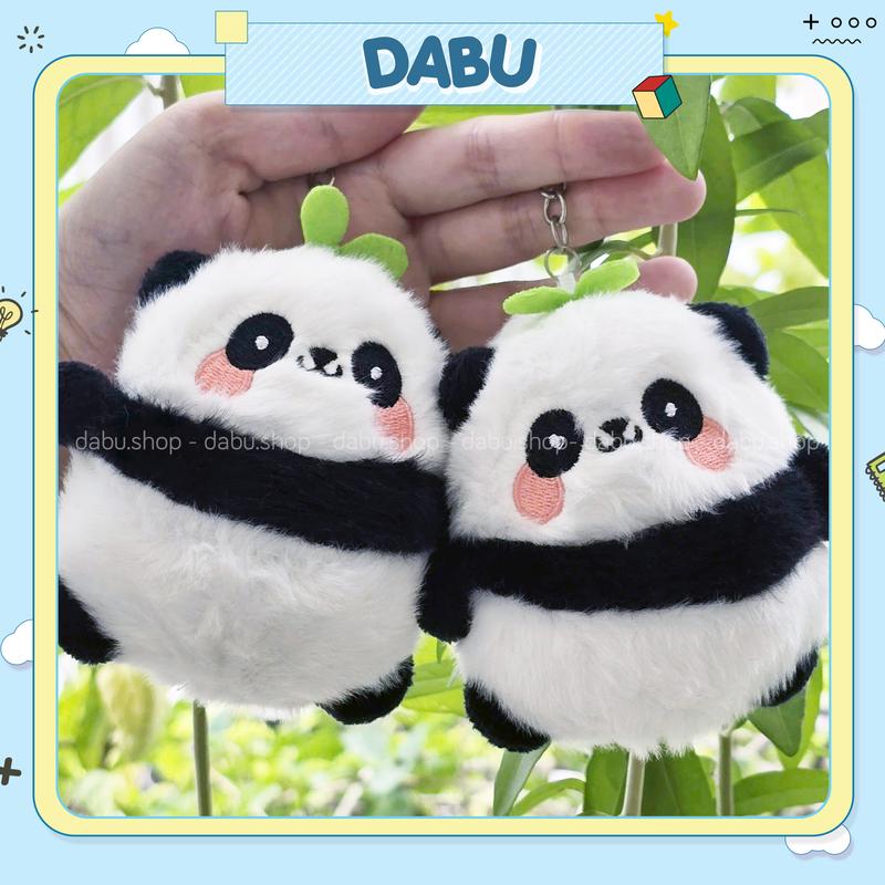 Móc khóa bông DABU hình gấu trúc Panda dễ thương 11cm