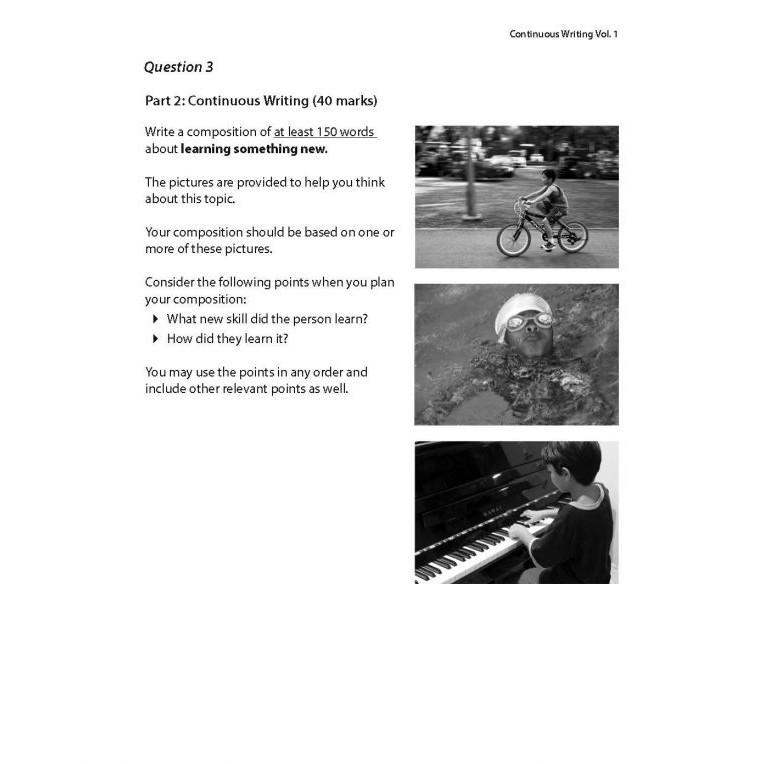 Product Introduction of Casual Upper Primary English: Intensive Practice Continuous Writing Volume 1/Singapore Syllabus/ Assessment Books 7