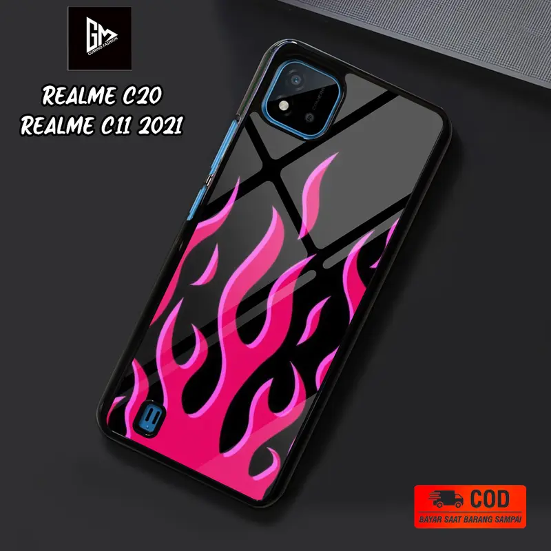 Case Kilau Glossy R*ALME C20 - C11 2021  Terbaru Fashion Casing API - Pelindung Hp Hardcase Softcase Temrurah bisa COD 7