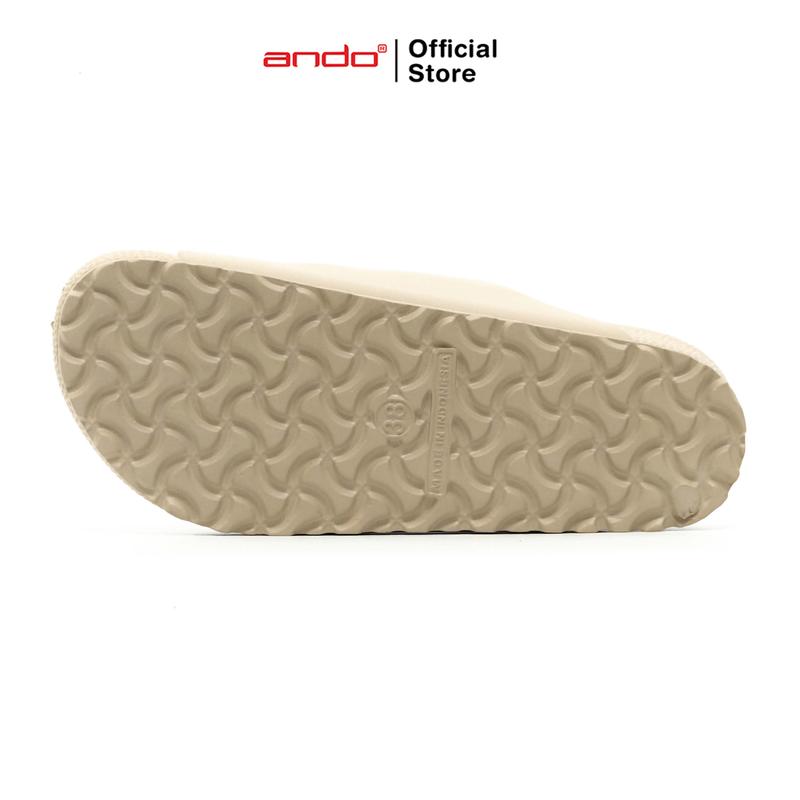 Ando Official Sandal Selop Slip On Ratu Wanita Dewasa - Cream 4
