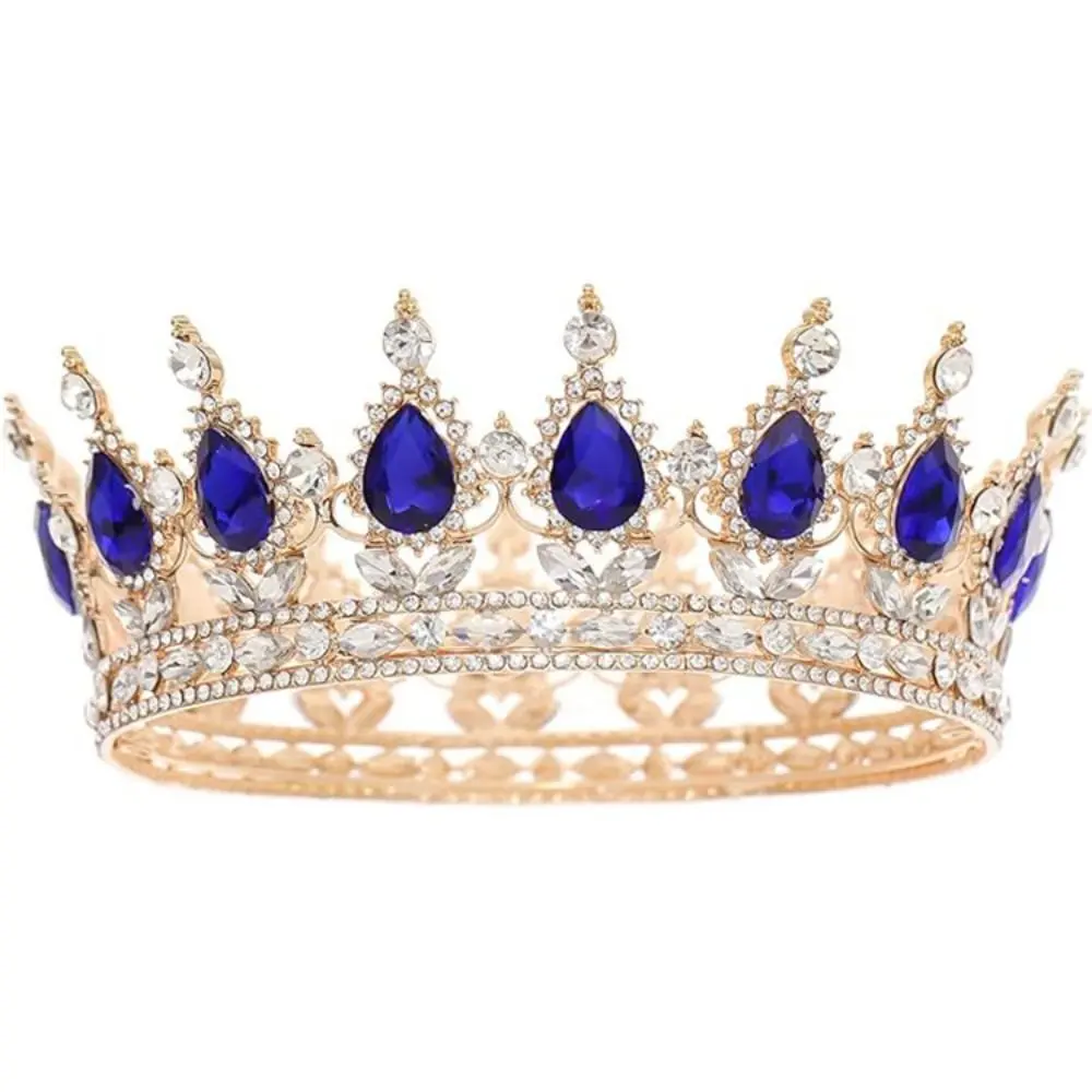 Fashion Bride Queen Crown Cosplay Birthday Prom Royal Princess Crown Pageant Women Tiaras for Princess Party