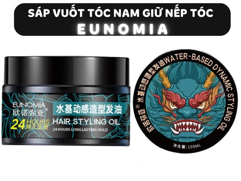  Sáp vuốt tóc nam giữ nếp EUNOMIA DRAGON 100g keo vuốt tóc nam gel tạo kiểu undercut side part hương thơm dễ chịu sap vuottoc 
