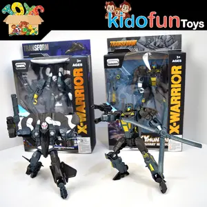 COD Robot Transform Deformation Robot Bisa Berubah Jadi Pesawat Helikopter dan Mobil Action Figure Kids Mainan Mecha