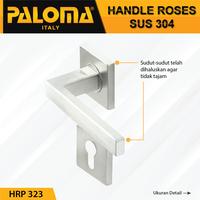 Gambar PALOMA HRP 323 Handle Pintu Roses Stainless Steel Lever Gagang Door dari PALOMA Official Kota Administrasi Jakarta Timur 5 Tokopedia