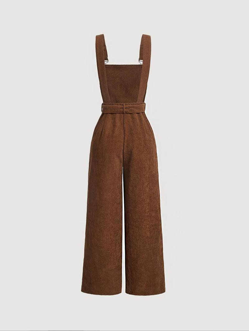 Product Introduction of Women's Solid Color Overalls, Casual Comfy Overalls Jumpsuits for Daily Wear, Ladies Clothes for All Seasons, Sailors Dungarees 7