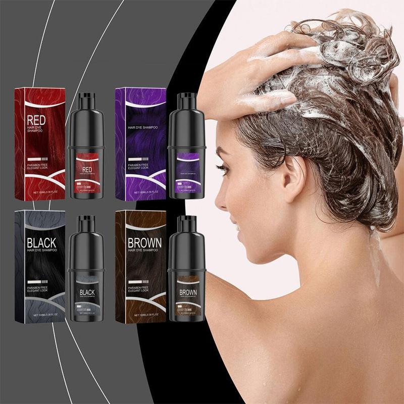 Product Introduction of Dầu Gội Nhuộm Tóc Thảo Dược Tự Nhiên, 100ml, Dầu Gội Màu Tóc, Cho Tóc Gary, Nâu Đậm Và Đen, Mã L3E5 23