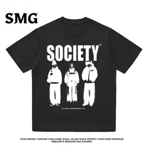 SMG Tshirt distro original Oversize Black Beyond SOCIETY / Kaos Boxy Combed Printing kaos casual skena oversize baju MILKSILK combed baju vintage kaos pria wanita unisex boxy tee tongkrongan Motif Band Nyaman Kaaqsxyostel
