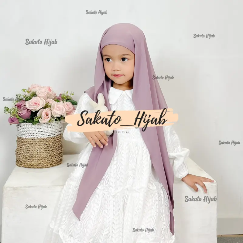 Pashmina Inner Anak Jersey 6-12 Tahun 1