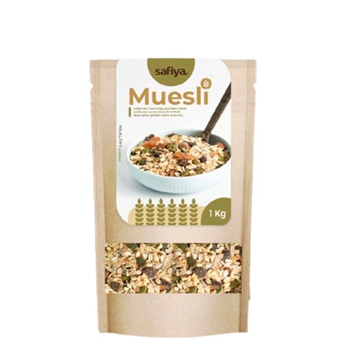 Gambar Muesli Safiya Dried & Fruit With Almond Sereal Sarapan Sehat - 100gram dari Mukti Jaya Online_NEW Kab. Sleman Tokopedia