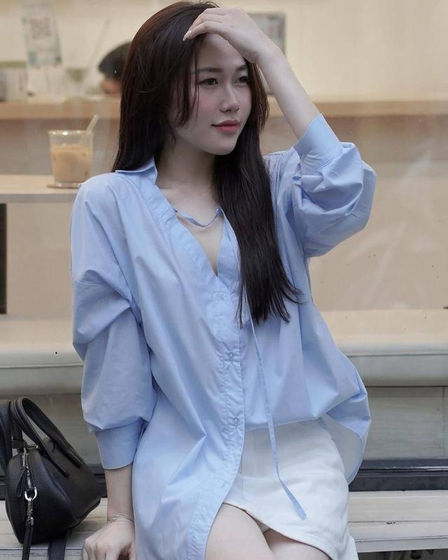Product Introduction of Sơmi dài tay cổ chữ v rất dễ phối đồ cho mùa hè này 2