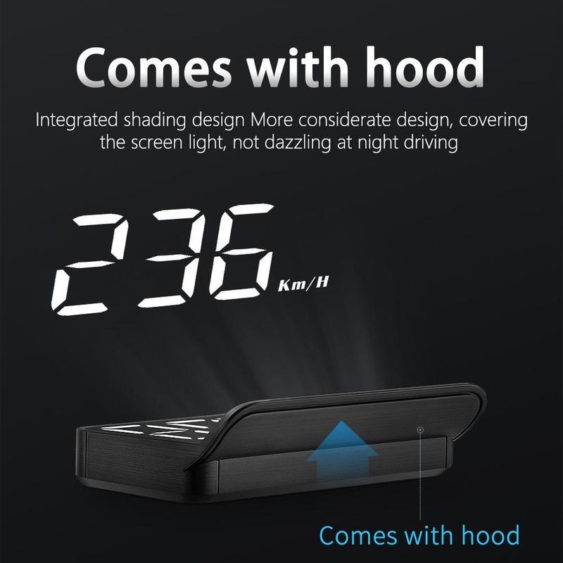 Product Introduction of OBD2 HUD Car Head Up Display Speedometer Monitor on Board Computer Windshield Projector Digital Electronic Auto Accessories 13