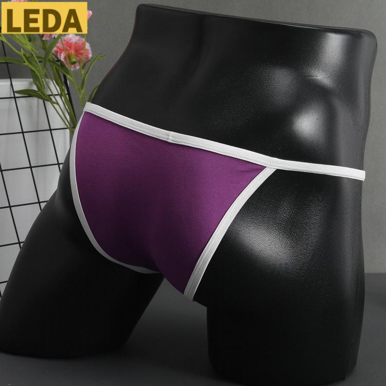 Đồ Lót Nam, Quần Lót T-Back Cạp Thấp, Chất Liệu Cotton, Thiết Kế Dây Đeo Tinh Xảo, Thích Hợp Cho Mùa Hè, Hàng Mới Về, Quần Sịp 2