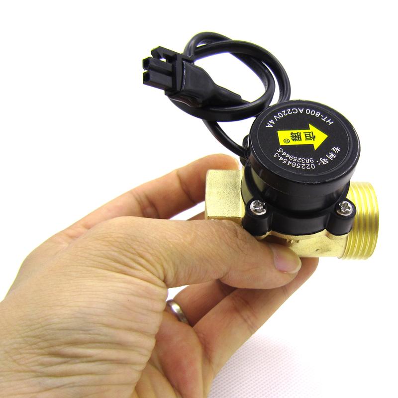  Công Tắc Van Cảm Biến Dòng Chảy Ren 34 HT-800 220V  Xài cho bơm dưới 1HP  