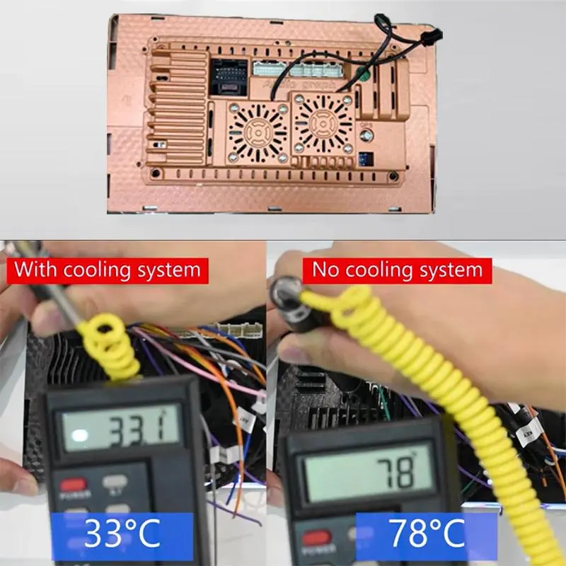 with cooling system4G+64G IPS Screen Head Unit android 7/9/10 Inch Car Android 13 Navigasi Untuk TOYOTA Daihatsu Mitsubishi android mobil 10 inch ram 4 HONDA SUZUKI Hyundai NISSAN Double Din tv mobil android 1