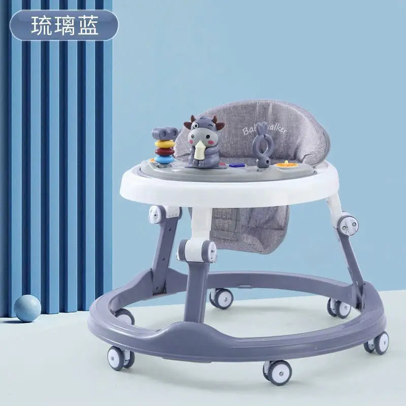 Xe tròn tập đi dành cho bé con bò sữa mã 603 ghế  lắc lư 3