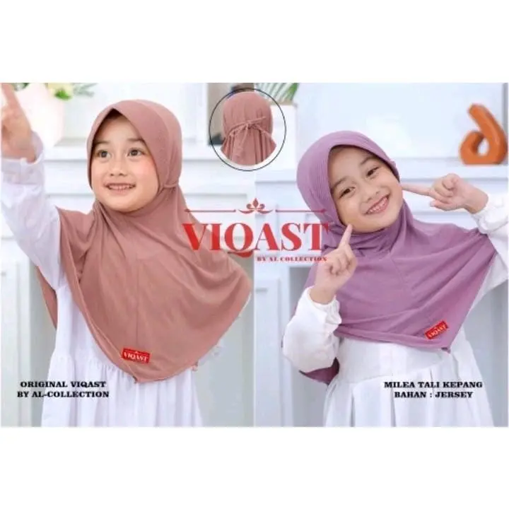 Jilbab Anak BERGO MARYAM MILEA PED ROPEL Usia 3-7 Tahun Kerudung Anak Perempuan Hijab Instan Muslim Dadishope12 Qasimahijab